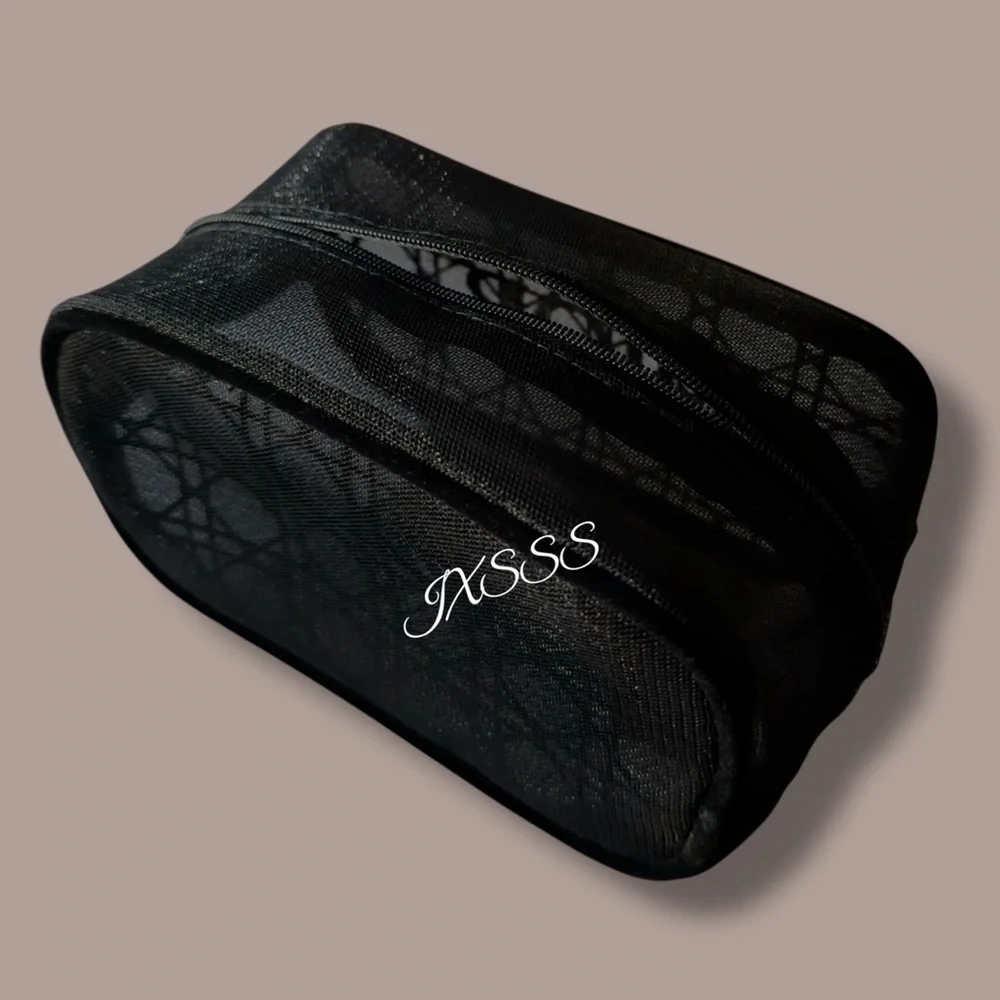 Black (Mesh) Dior Beauty Cosmetic-Makeup Bag - Picture 9 of 15